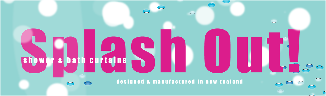 Splash Out! Designer Shower Curtains